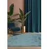 Image de Tapis de salon moderne tissé plat bleu ciel 80x150 cm