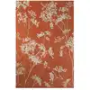 Image de Tapis salon et chambre moderne tissé plat 170x240 cm Rouge