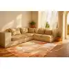 Image de Tapis salon et chambre tissé plat 140x200 cm Orange