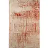 Image de Tapis salon et chambre tissé plat 170x240 cm Rouge