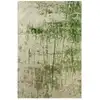 Image de Tapis salon et chambre tissé plat 170x240 cm Vert