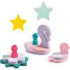 Image de Puzzle de bain en mousse friends La mare enchantée (12 blocs)