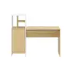Image de Bureau 3 niches chêne clair et blanc H113