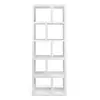 Image de Bibliothèque effet bois blanc laqué
