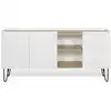 Image de Buffet chêne clair et blanc H83
