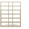Image de Bibliothèque 18 niches effet bois clair
