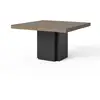 Image de Table à manger noyer et noir l130
