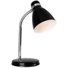 Image de Lampe de table noire avec détails en métal