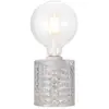 Image de Lampe à poser verre transparent H12,8cm