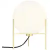 Image de Lampe tripode métal/verre H29cm