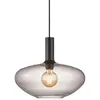 Image de Suspension métal verre diamètre 35cm gris
