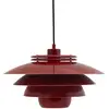 Image de Suspension en métal rouge foncé