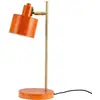 Image de Lampe à poser en orange/laiton métal