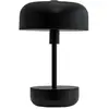 Image de Lampe à poser led rechargeable noire
