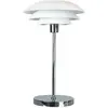 Image de Lampe à poser en métal blanc mat