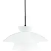Image de Suspension en verre blanc D28
