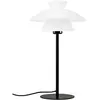 Image de Lampe à poser en verre et noir mat