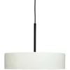 Image de Suspension en métal et tissu noir/blanc