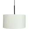 Image de Suspension en métal et tissu noir/blanc