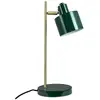 Image de Lampe à poser en métal vert foncé/laiton