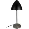 Image de Lampe à poser en métal, noir et acier