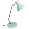 Image de Lampe à poser en métal vert menthe / laiton