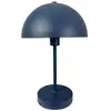 Image de Lampe à poser en métal bleu indigo mat