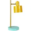 Image de Lampe de table mini en métal curry/turquoise