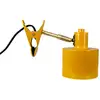 Image de Lampe pince en métal jaune curry