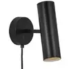 Image de Applique orientable avec interrupteur métal noir H20cm