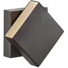Image de Applique murale led d'extérieur noire carrée réglable 13w