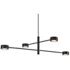 Image de Suspension led métal l89cm noir