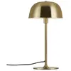 Image de Lampe de table élégante avec abat-jour arrondi en laiton