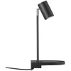 Image de Applique murale avec étagère et usb noir pour placer des objets
