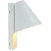 Image de Applique murale en acier blanc 15,9x24,5cm