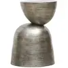 Image de Table d'appoint en métal argent