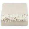 Image de Plaid en coton beige 200x140