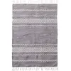 Image de Tapis en polyester gris 130x85 cm