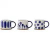 Image de Mugs en grès bleu ( lot de 3 )