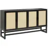 Image de Buffet avec 4 portes en pin expresso