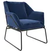 Image de Fauteuils en velours bleu