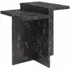 Image de Table basse en effet marbre noir