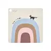 Image de Sets de table beige en silicone H0,15x38x38cm