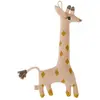 Image de Peluche girafe rose en coton et polyester H15x32x5cm
