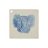 Image de Set de table bleu en silicone H0,15x38x38cm