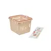 Image de Panier d'achat en plastique coloris orange