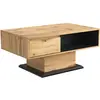Image de Table basse en bois avec un tiroir grand espace de rangement
