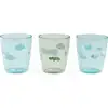 Image de Lot de 3 gobelets Yummy Happy clouds vert (120 ml)