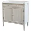 Image de Meuble d'appoint buffet en bois blanc antique 83 x 41 x 91.5 cm