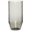 Image de Verre à eau en verre gris fumé
